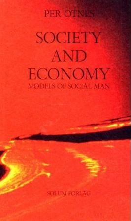 Society and economy - models of social man