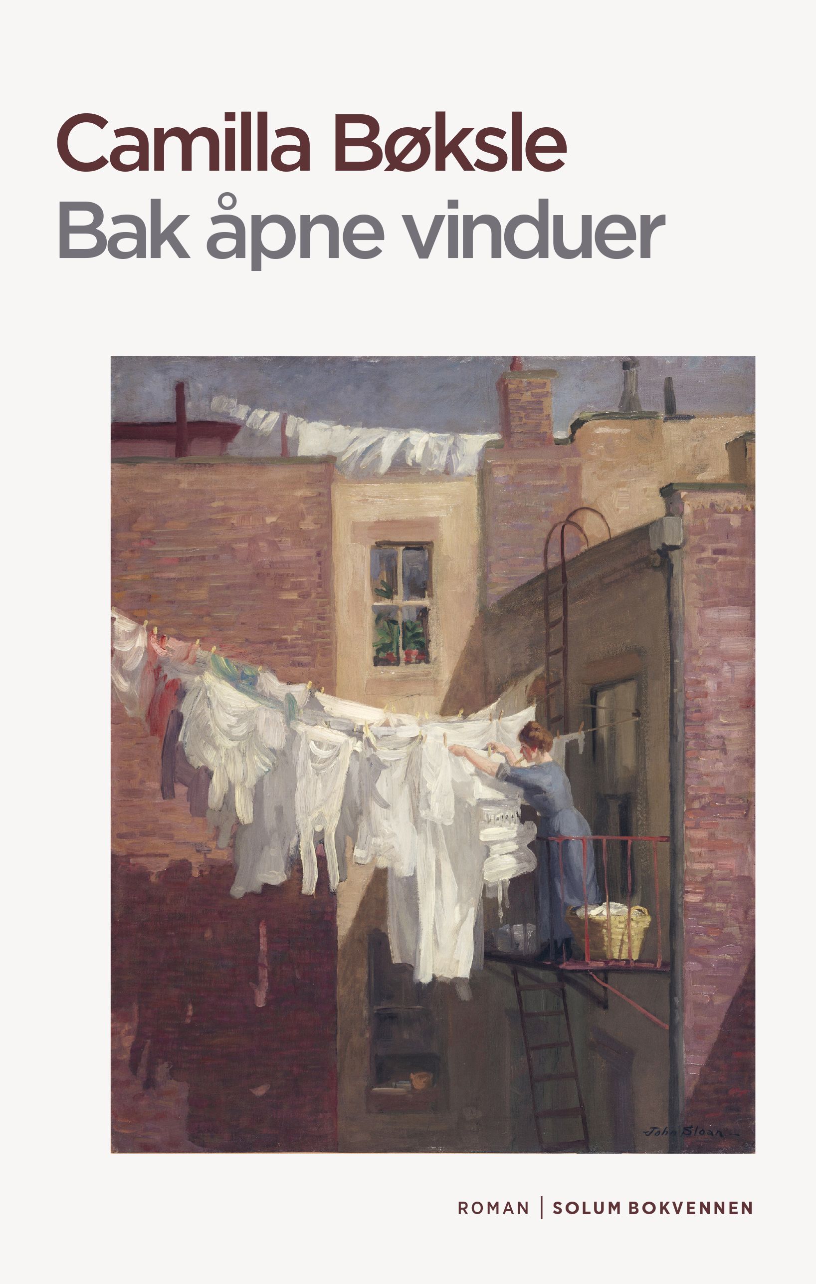 Bak åpne vinduer - roman