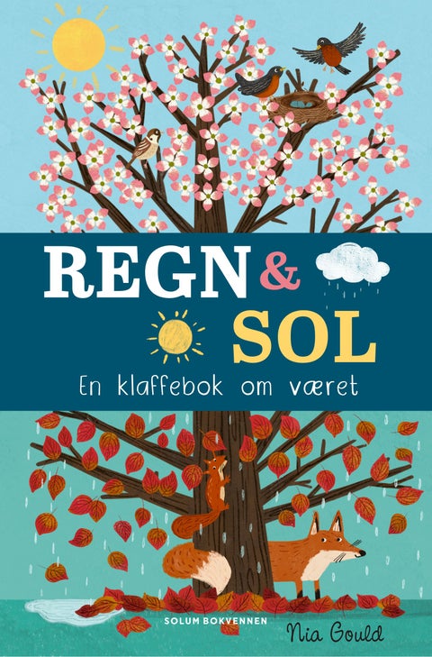 Regn og sol - en klaffebok om været