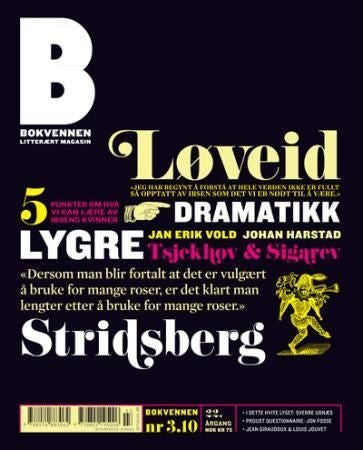 Bokvennen. Nr. 3 2010 - litterært magasin