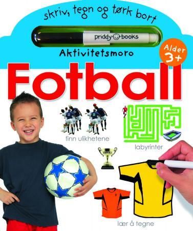 Fotball - aktivitetsmoro : skriv, tegn og tørk bort
