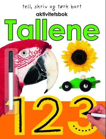 Tallene - aktivitetsbok : skriv, tegn og tørk bort