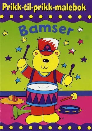 Bamser - prikk-til-prikk-malebok