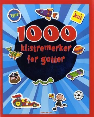 1000 klistremerker for gutter
