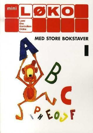 ABC med store bokstaver 1 - løko