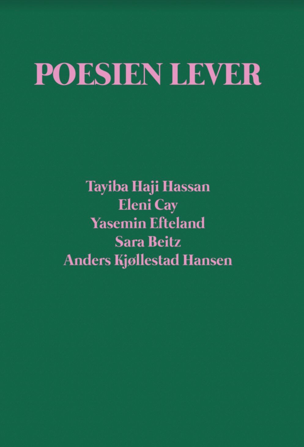 Poesien lever