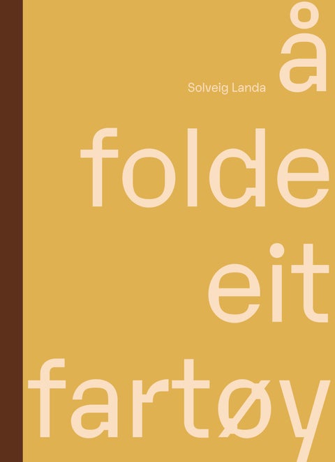 Å folde eit fartøy