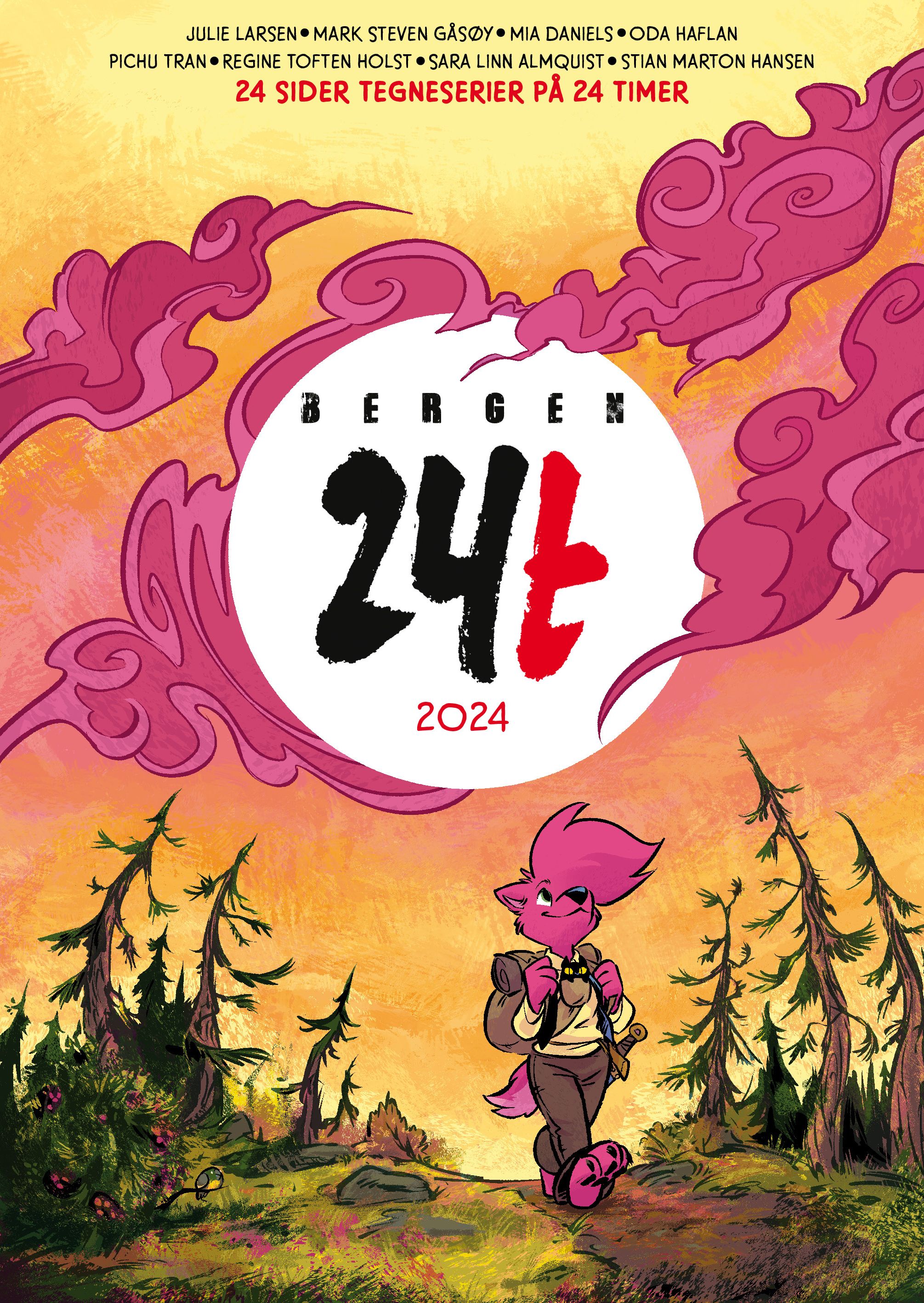 Bergen 24 t - 24 sider tegneserier på 24 timer