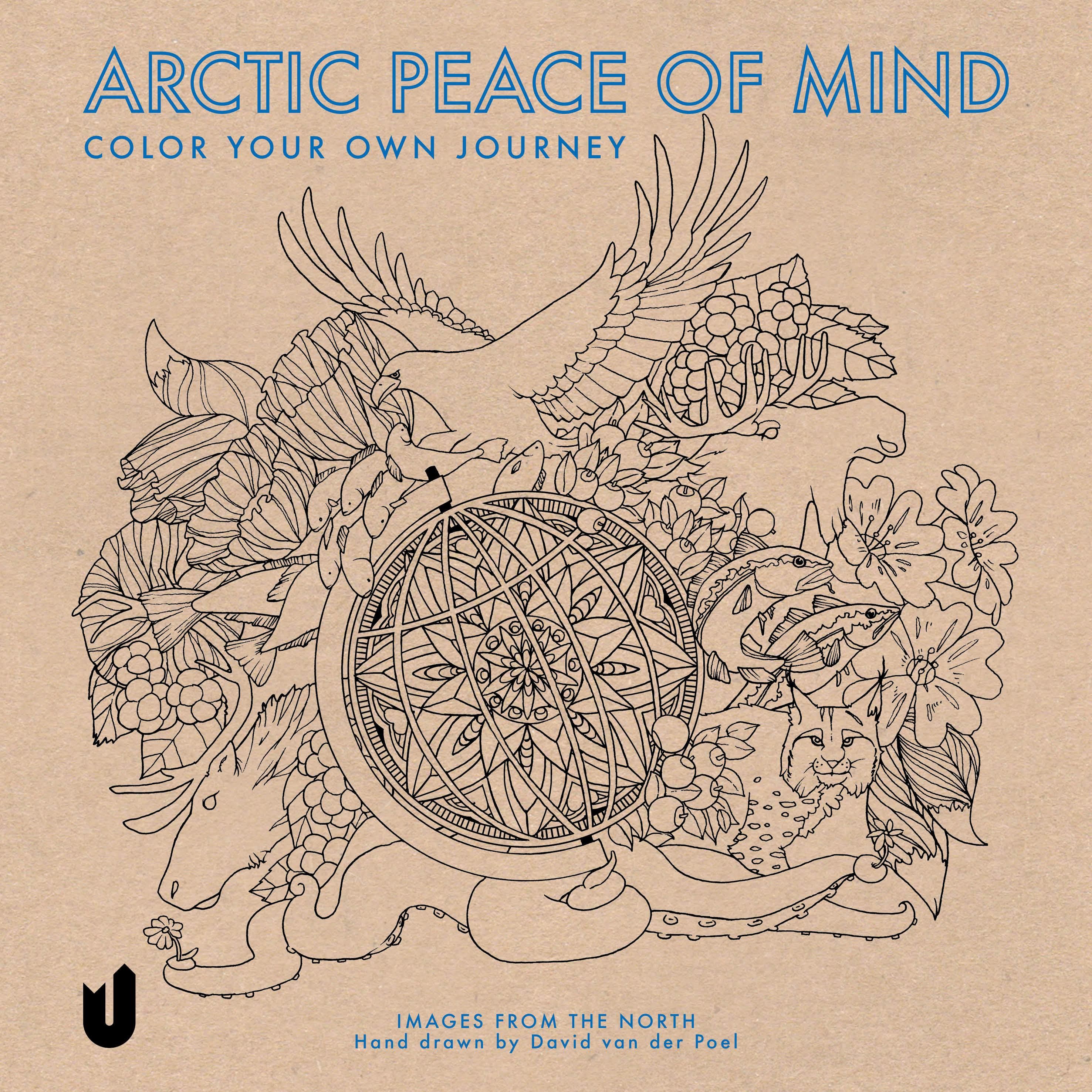 Arctic peace of mind - color your own journey