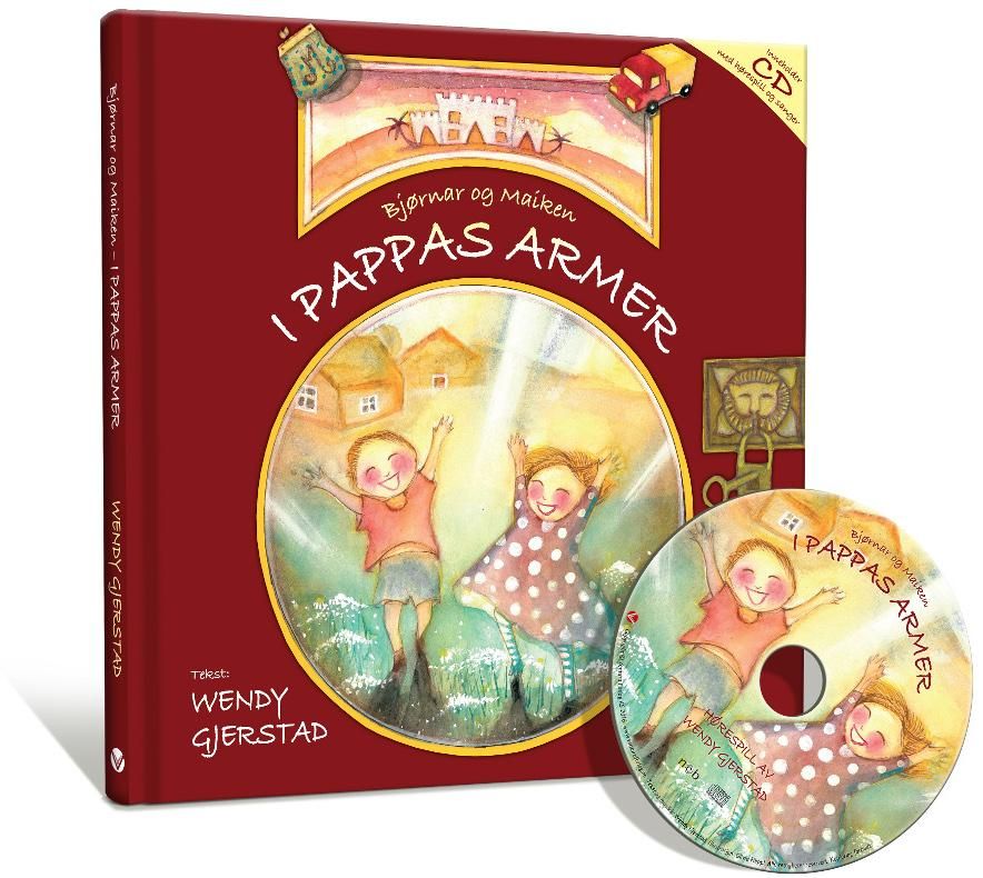 Bjørnar og Maiken - i pappas armer