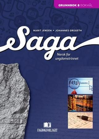 Saga 8 - Grunnbok : norsk for ungdomstrinnet
