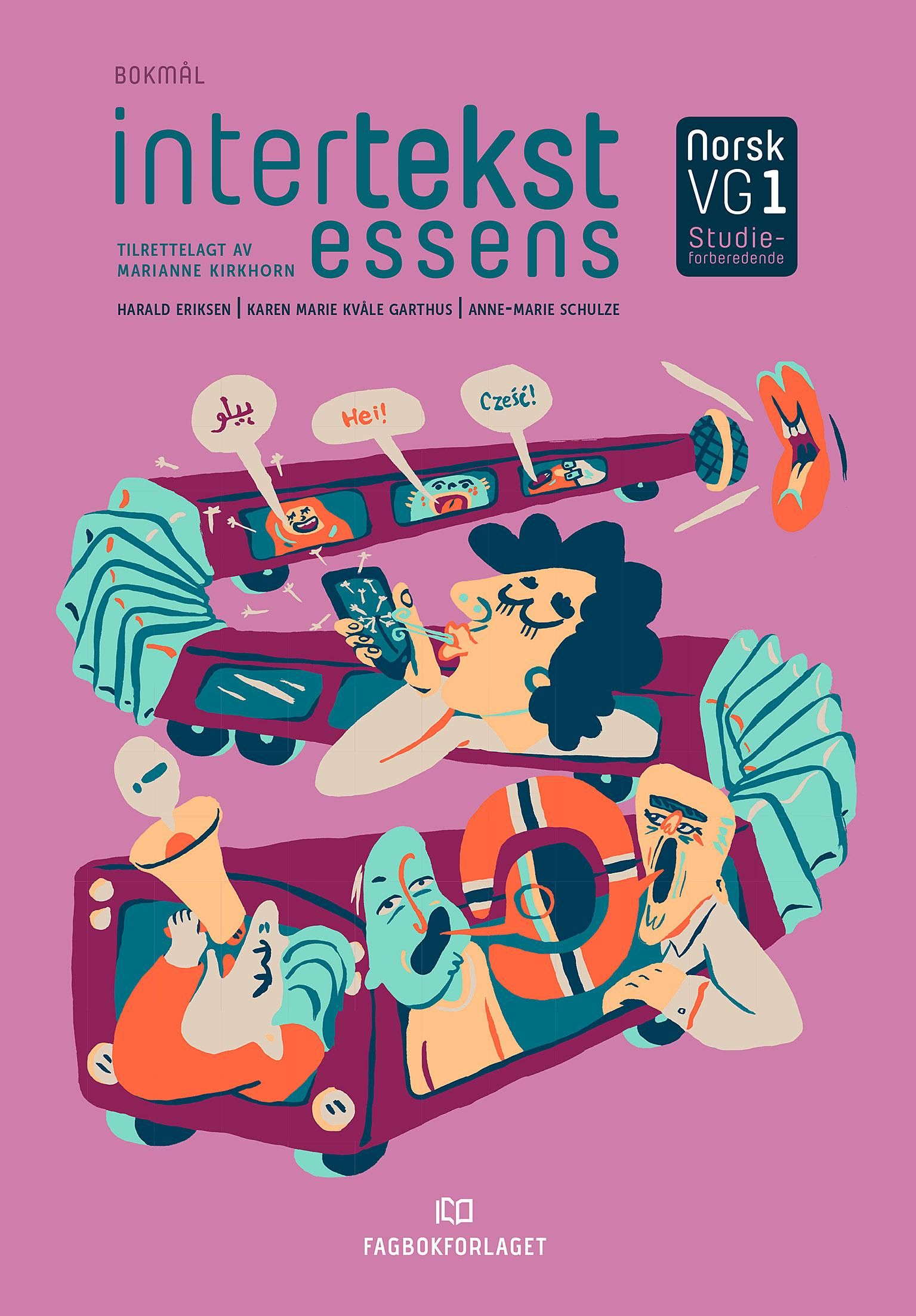 Intertekst essens, lydbok - norsk vg1 studieforberedende : læreplan i norsk for språklige minoriteter med kort botid i Norge og læreplan i norsk