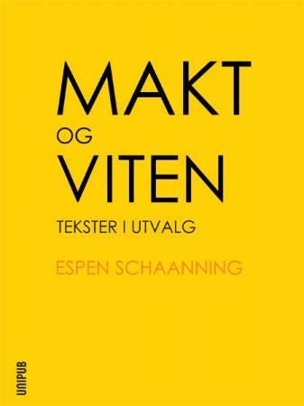 Makt og viten - tekster i utvalg