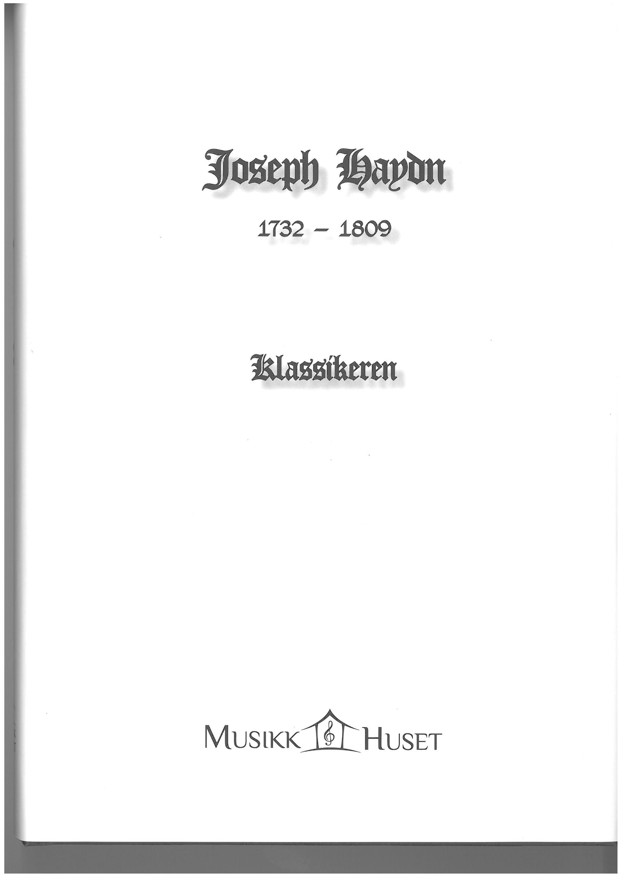 Joseph Haydn 1732-1809 - klassikeren : noteeksempler