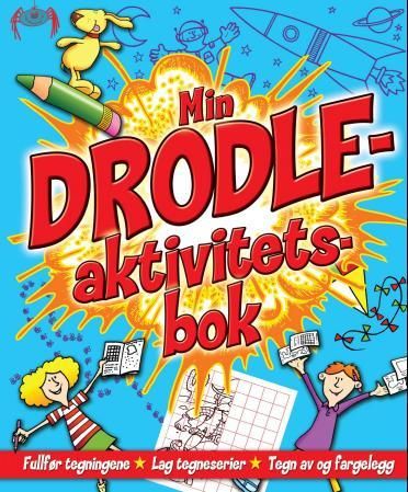 Min drodleaktivitetsbok. Tegne- og fargeleggingsbok - tegne- og fargeleggingsbok