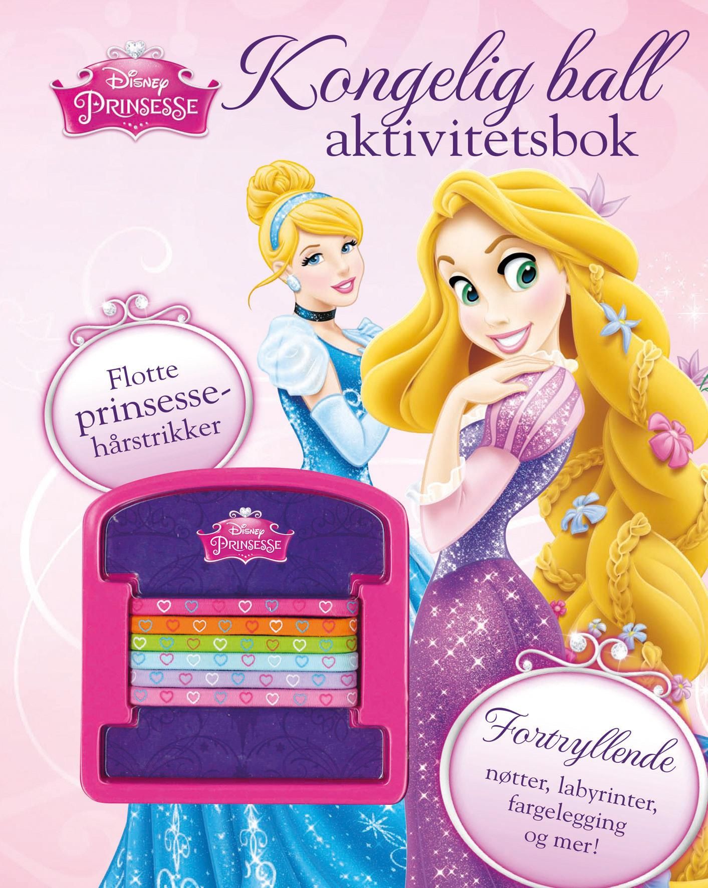 Disney Prinsesser. Kongelig ball aktivitetsbok. Med hårstrikk - kongelig ball aktivitetsbok
