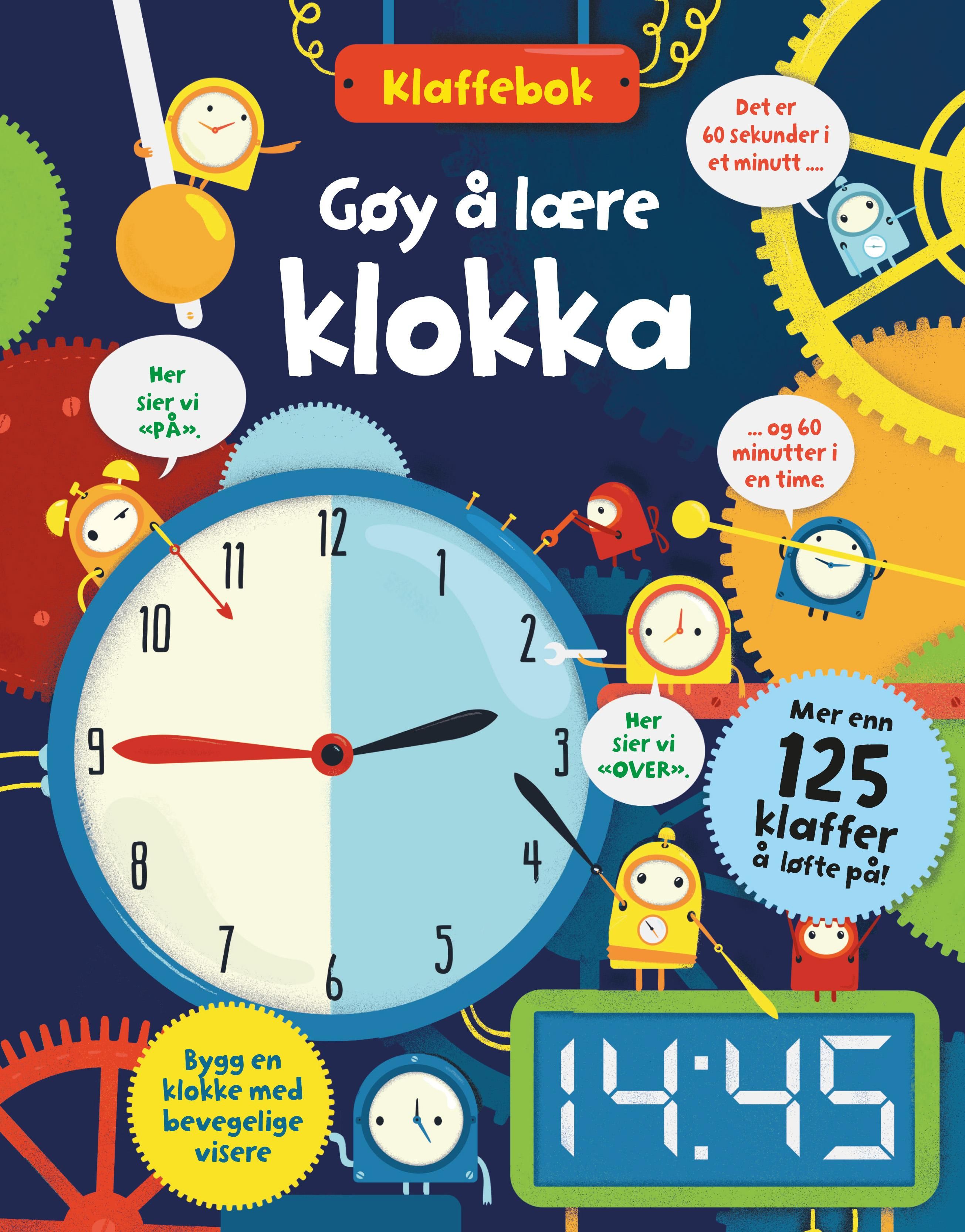 Gøy å lære klokka - klaffebok