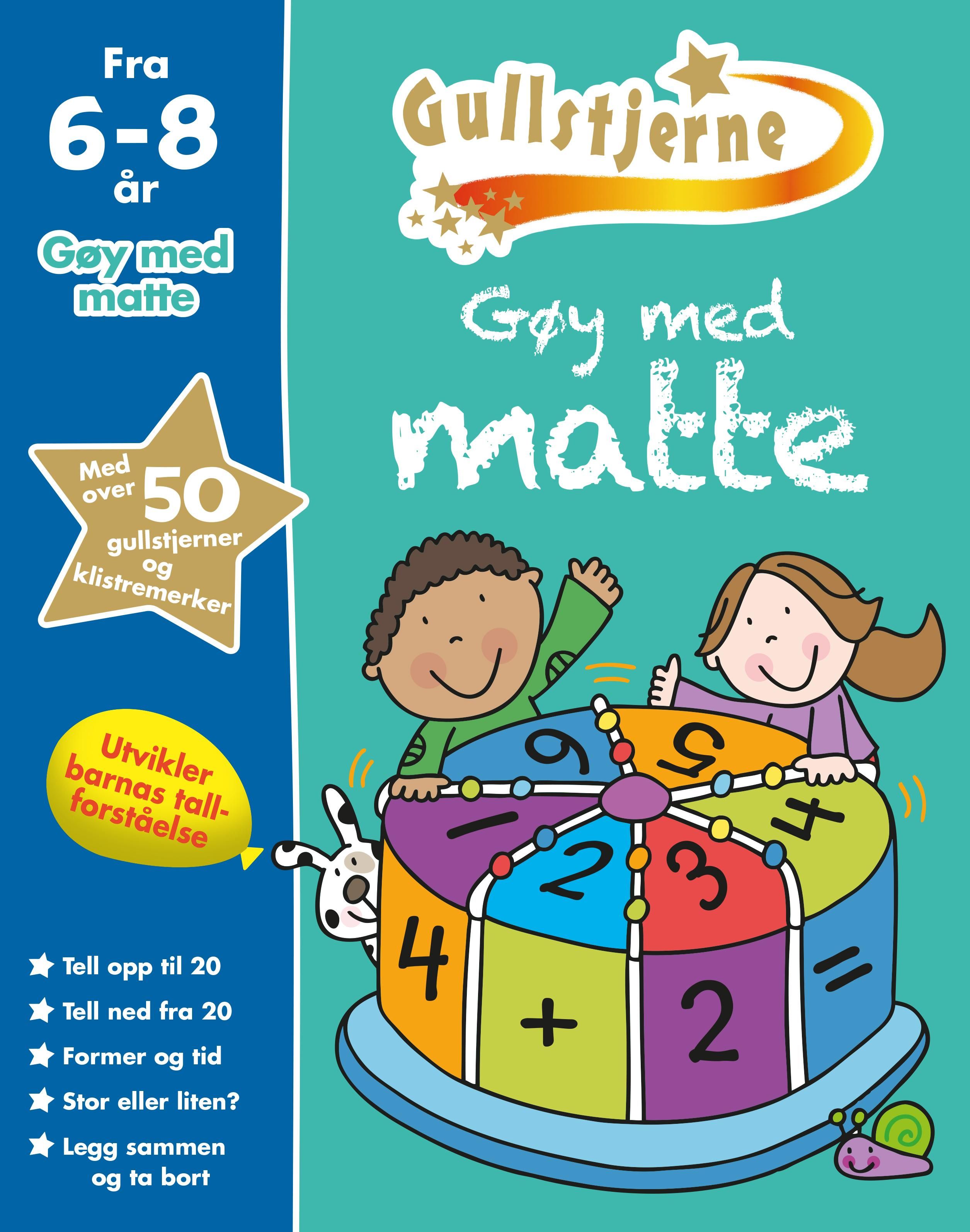 Gøy med matte - gullstjerne 6-8 år