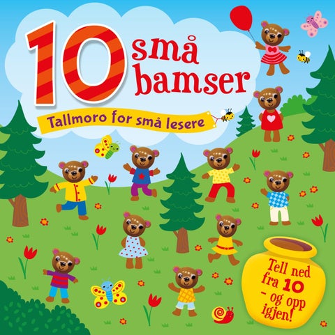 10 små bamser - tallmoro for små lesere