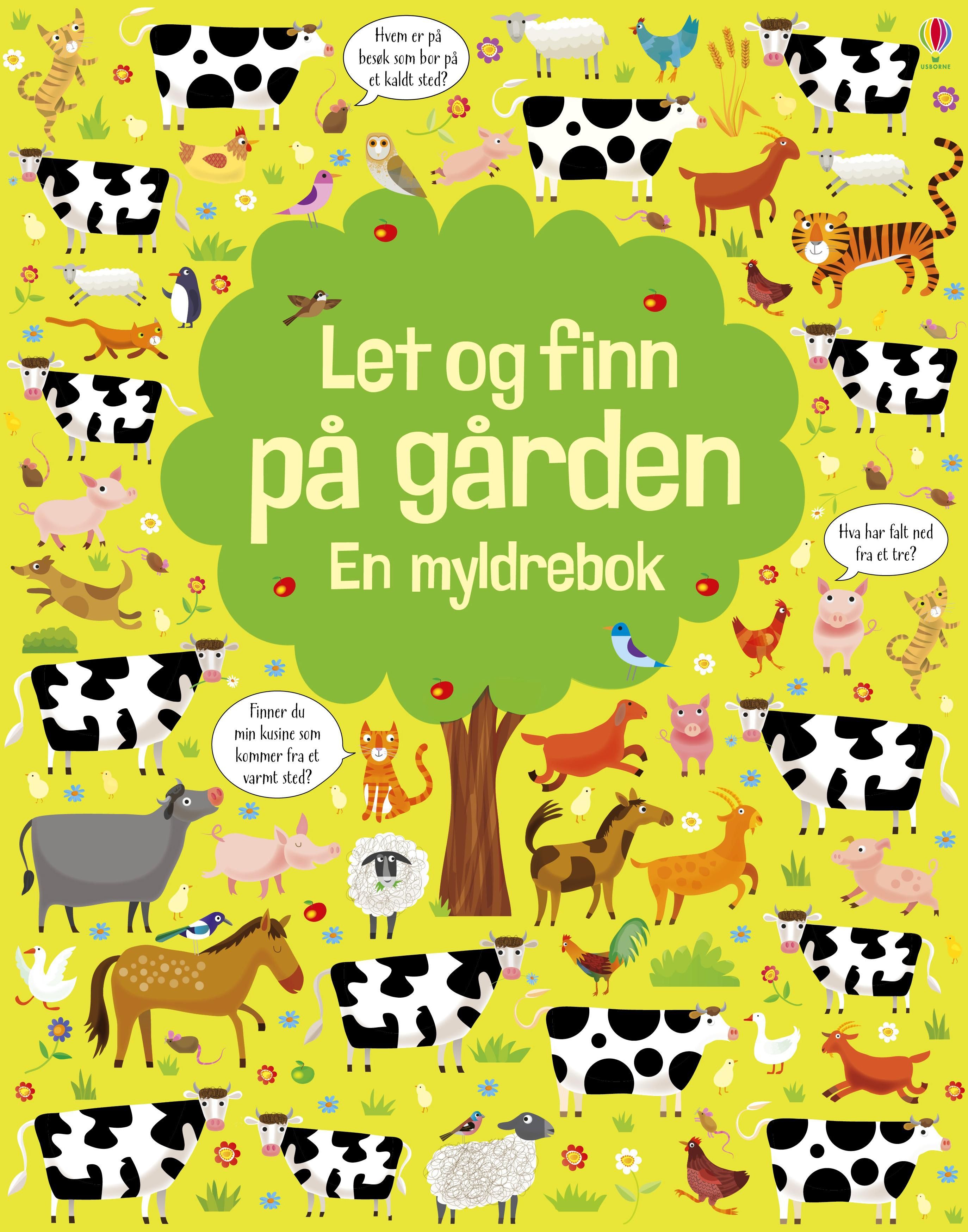 Let og finn på gården - en myldrebok