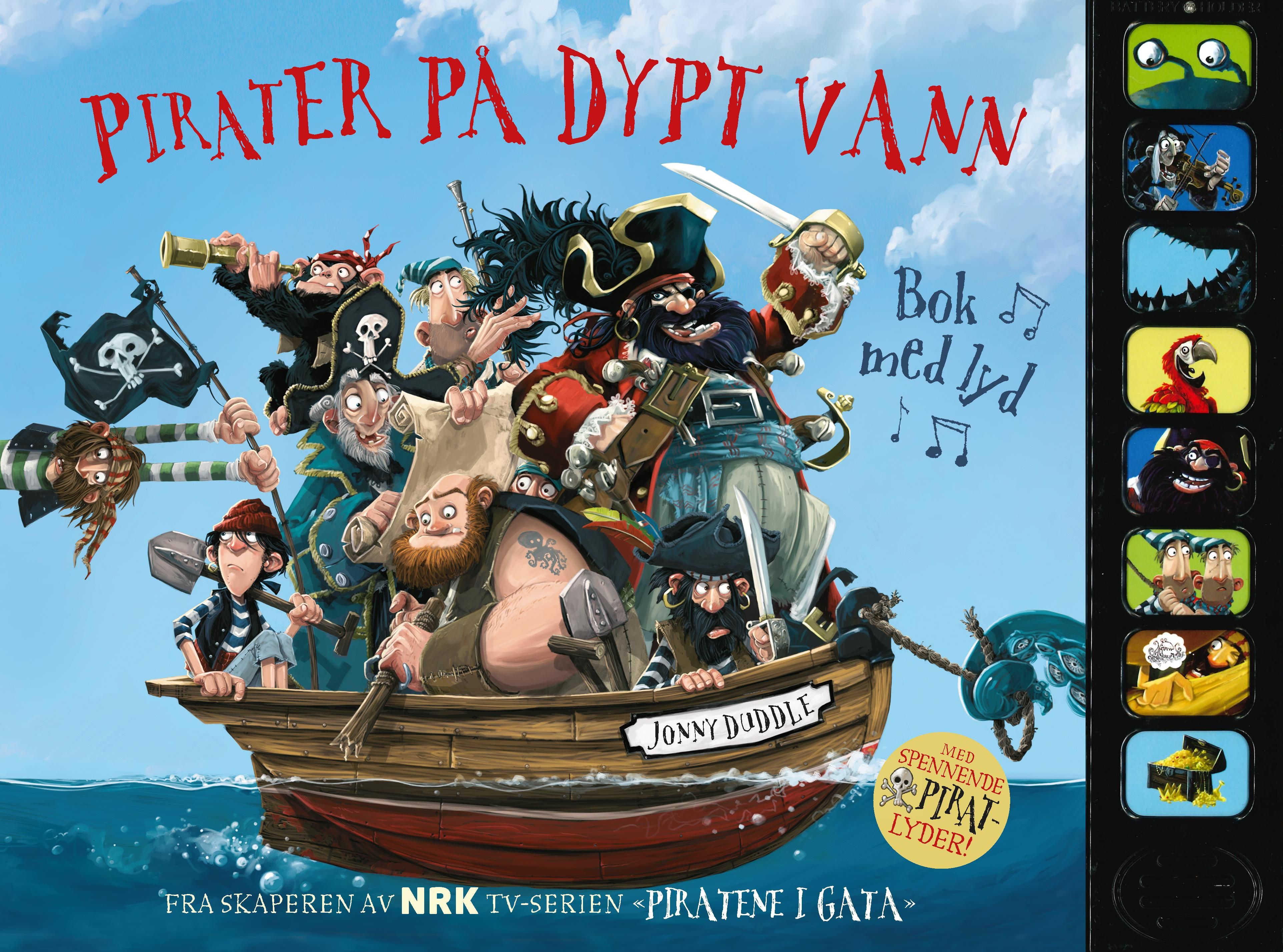 Pirater på dypt vann - bok med lyd