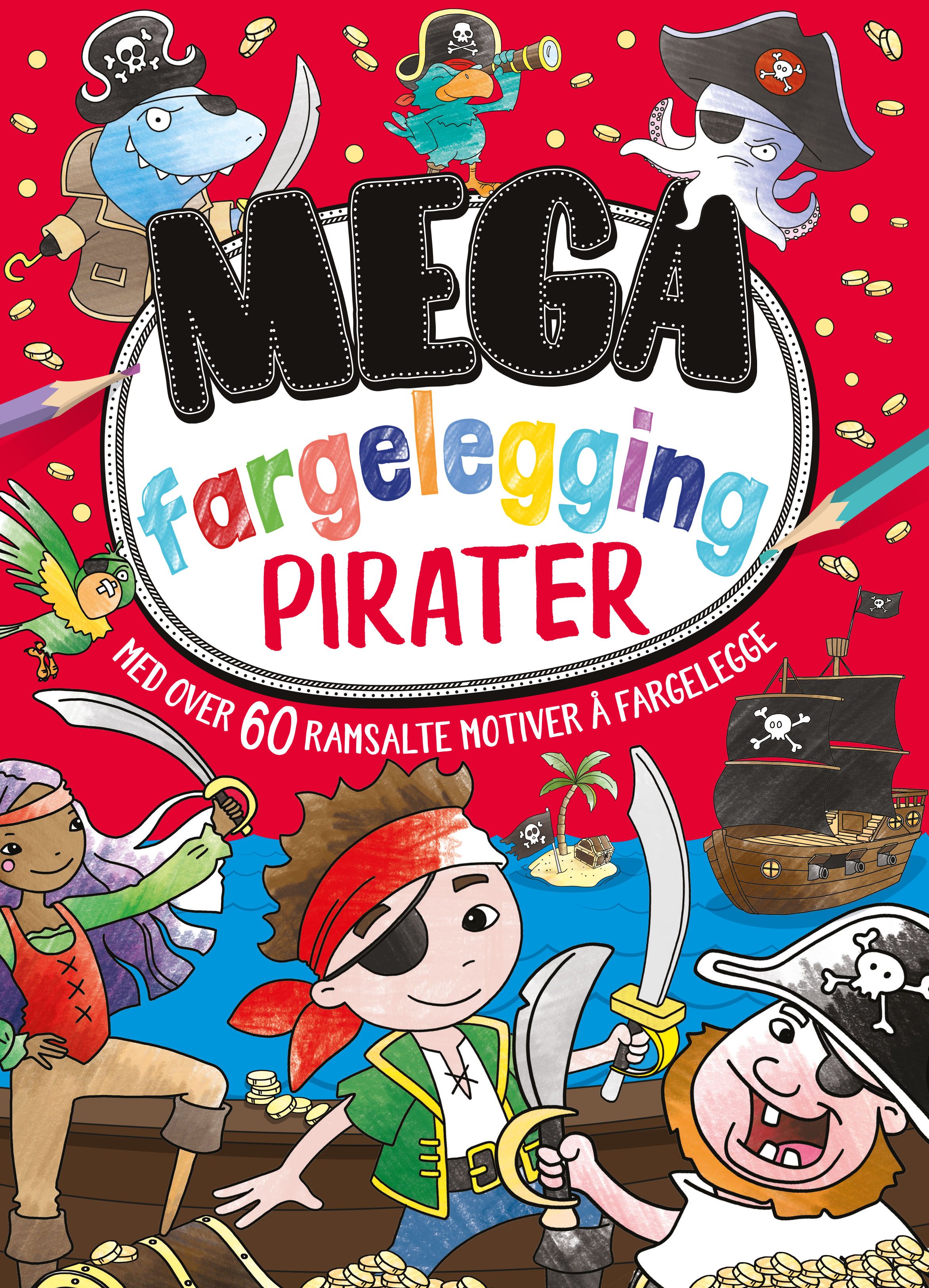 Pirater - mega fargelegging