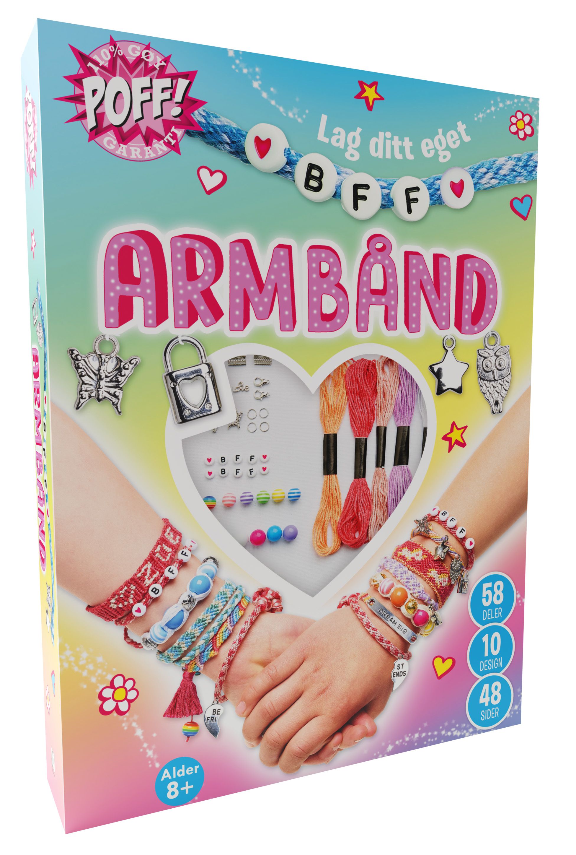 Lagditt eget armbånd. Bok og lekesett - bok- og lekesett