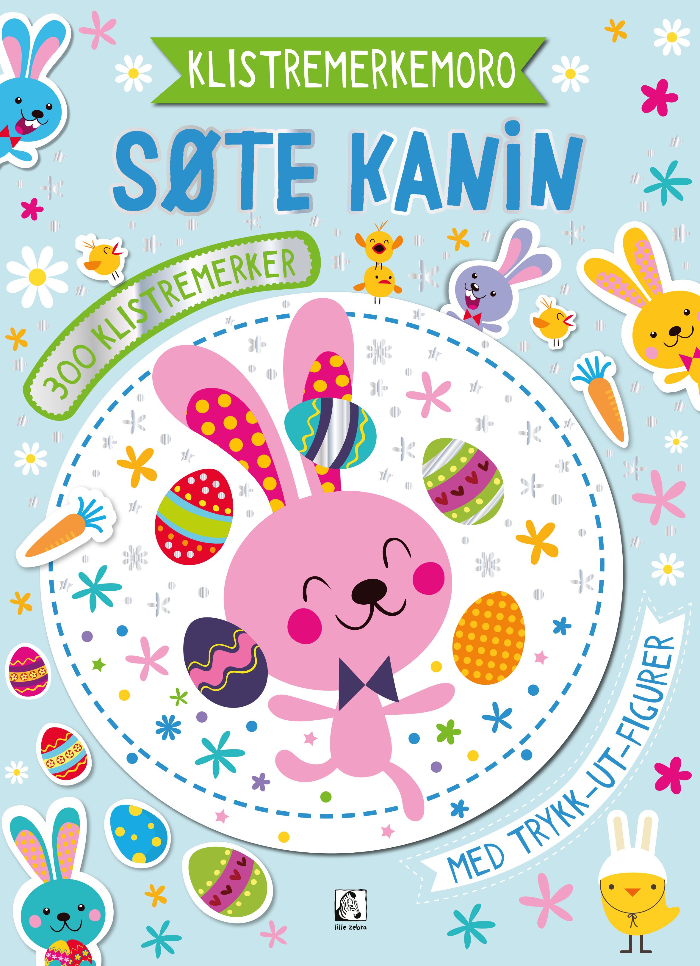 Søte kanin - klistremerkeaktivitetsbok