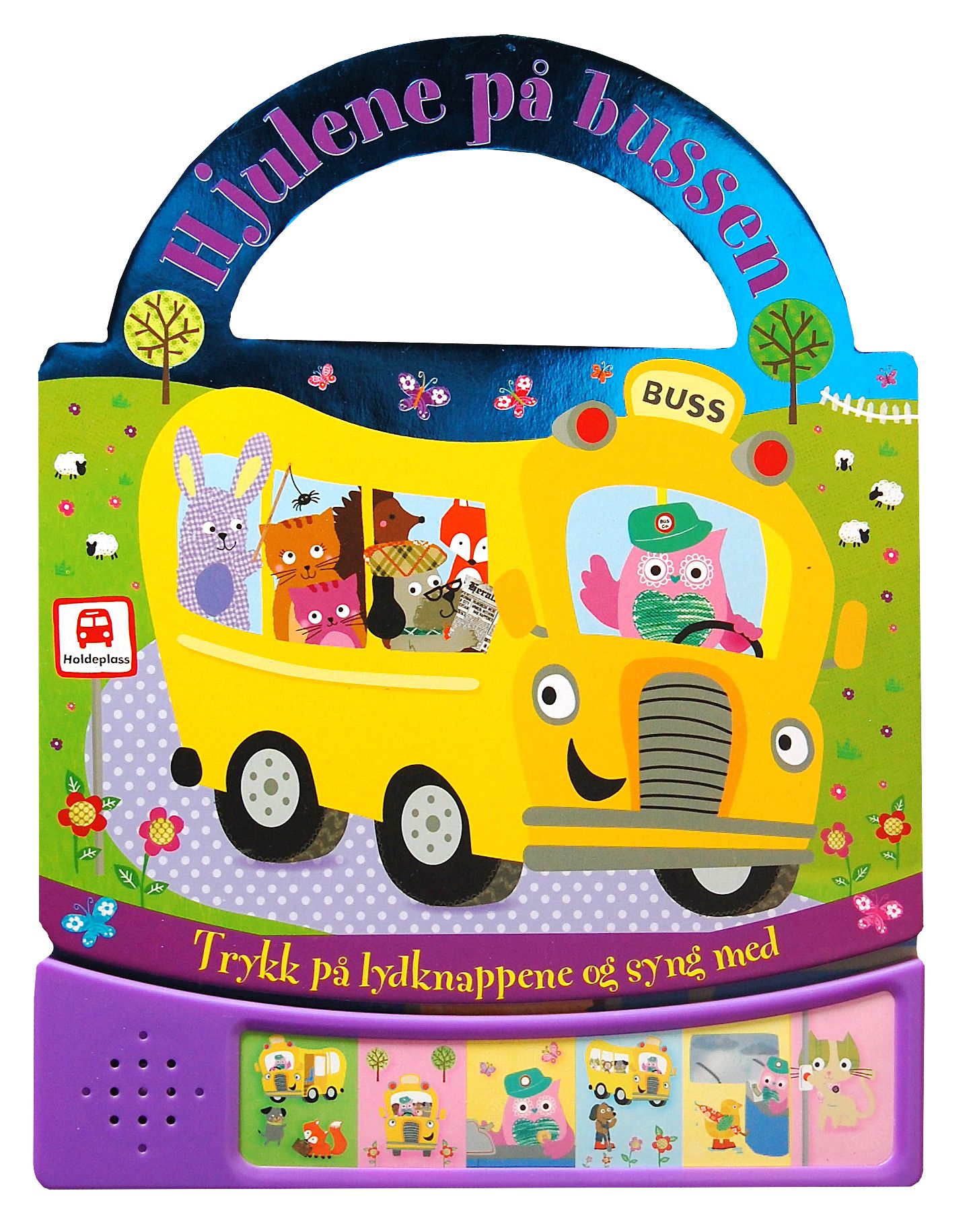 Hjulene på bussen - trykk på lydknappene og syng med