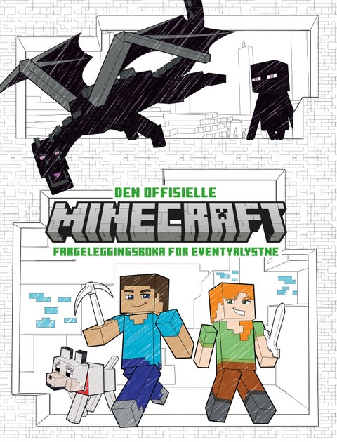 Den offisielle Minecraft fargeleggingsboka for eventyrlystne