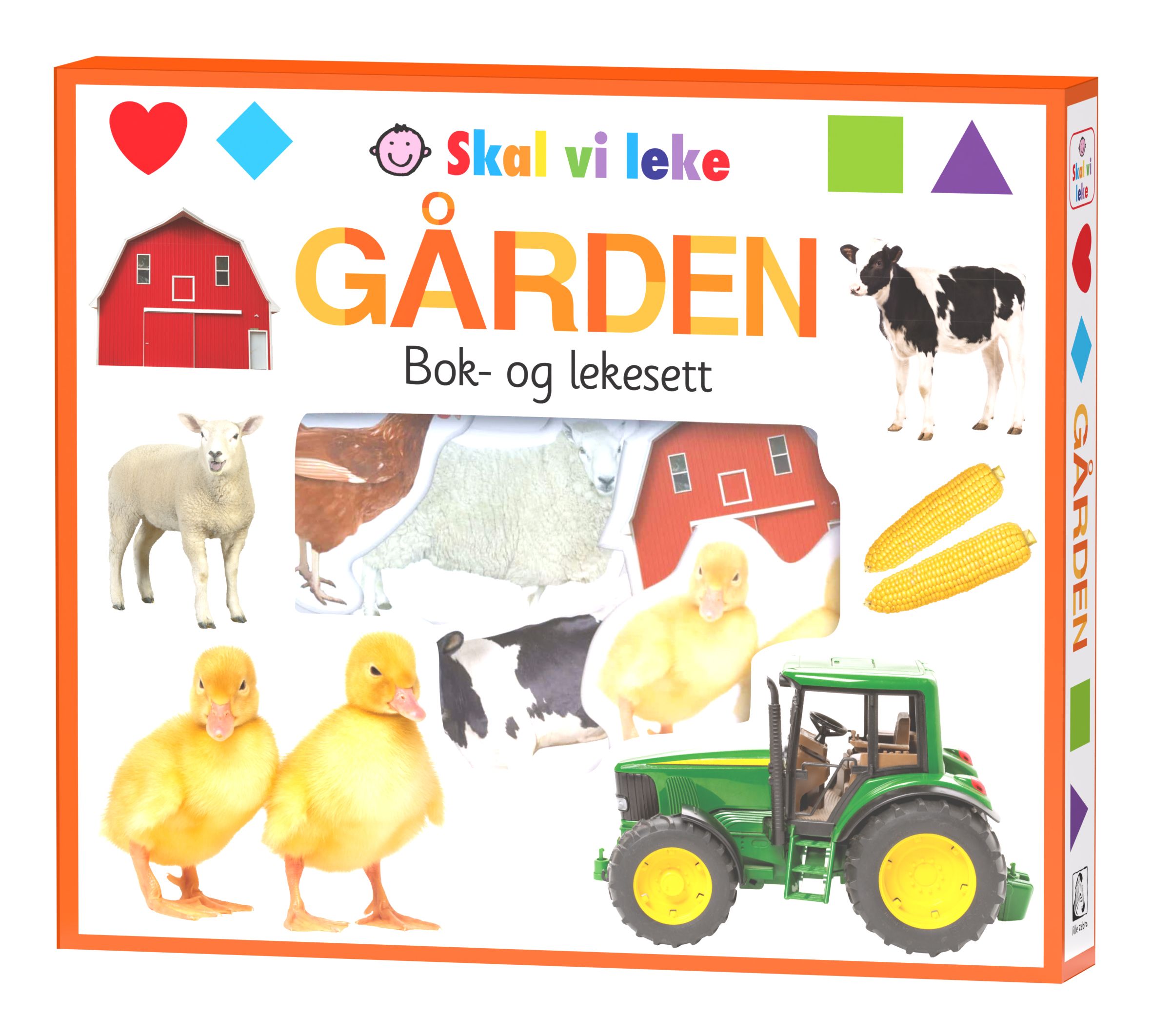 Gården - skal vi leke : med bok og puslespillbrikker