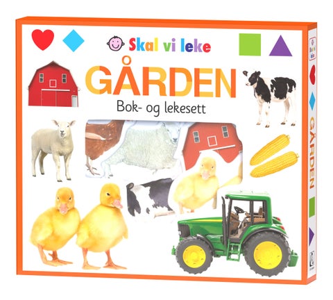 Gården - skal vi leke : med bok og puslespillbrikker