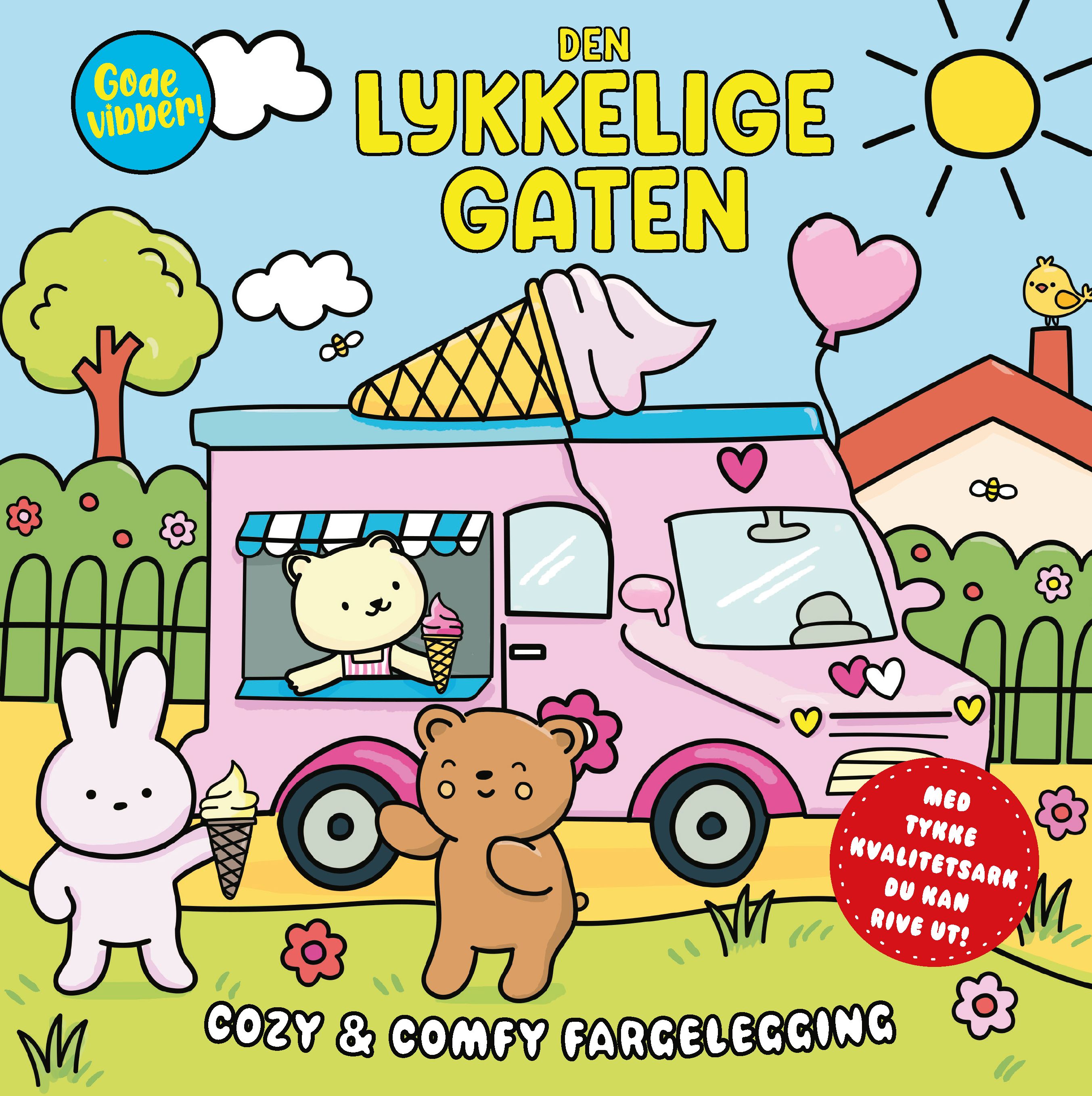 Den lykkelige gaten - cozy & comfy fargelegging