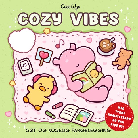 Cozy vibes - søt og koselig fargelegging