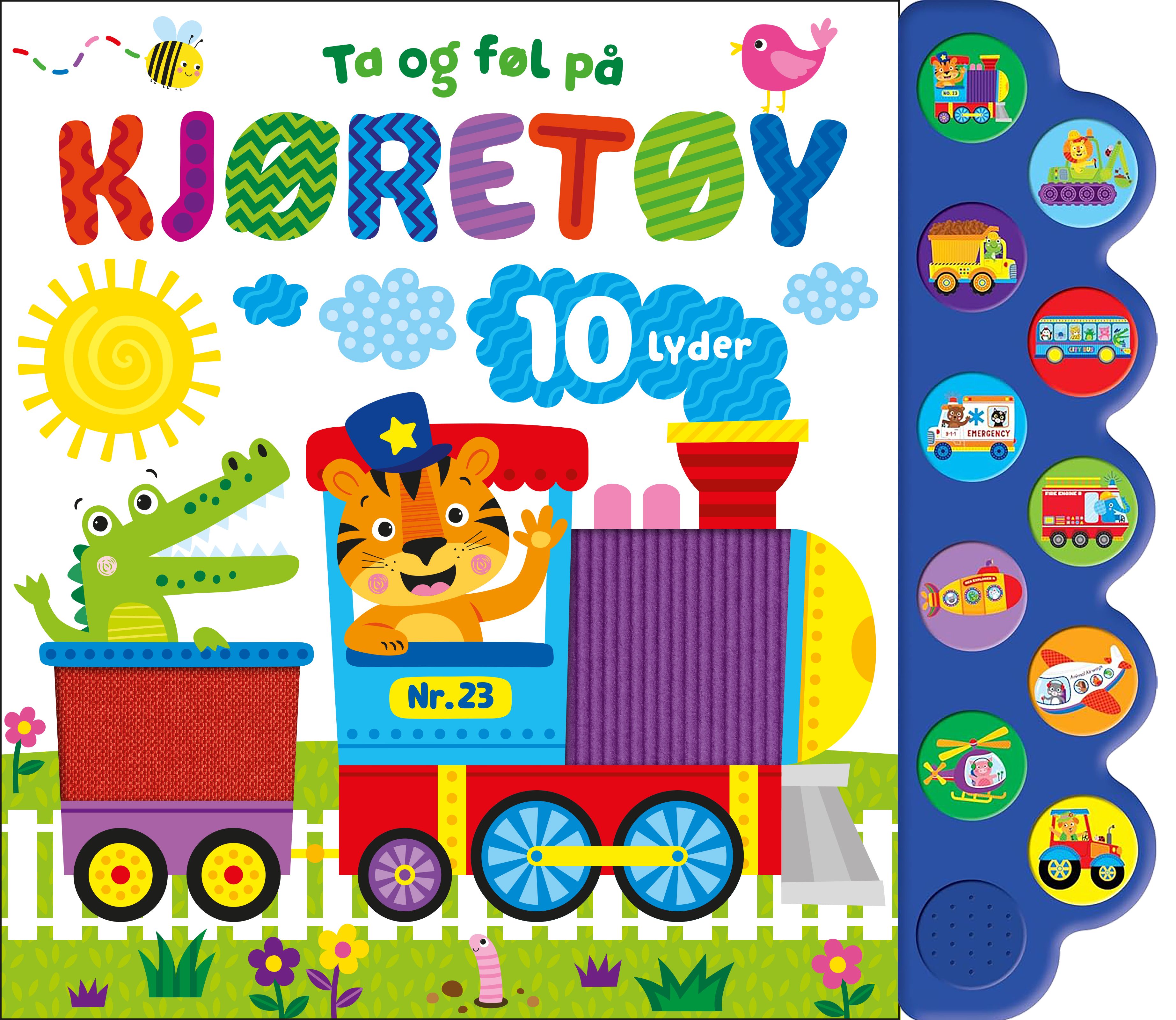 Kjøretøy - ta og føl på med 10 lydknapper
