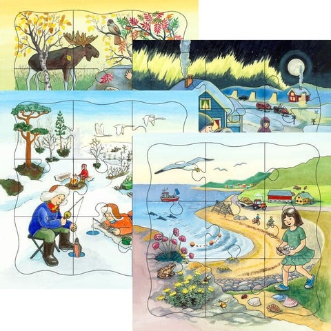 Jagi áiggit. 4 puslespill