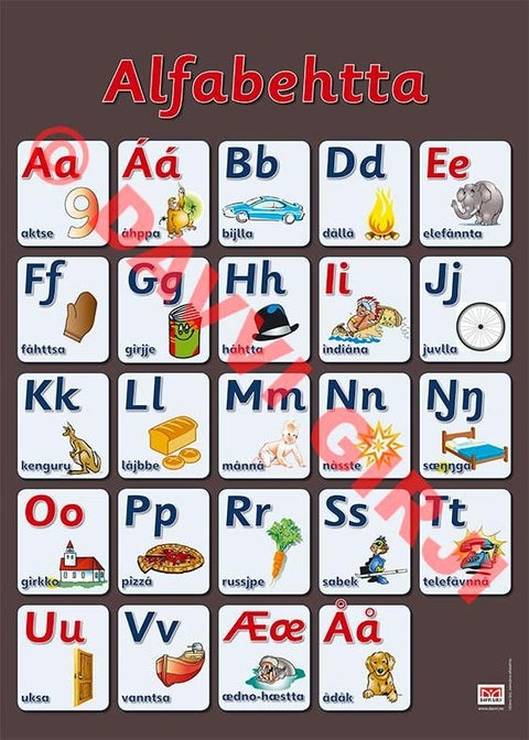 Alfabehtta. Plakat i A2 format
