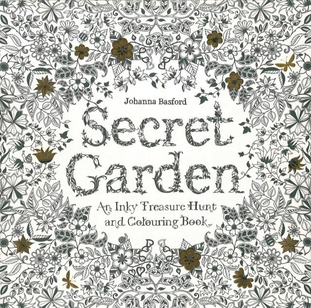 Secret Garden - an inky treasure hunt and colouring book