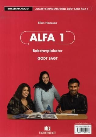 Alfa 1. Godt sagt. Bokstavplakater - alfaboksen; bokstavplakater A4
