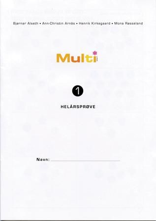 Multi 1, 2. utgave. Heilårsprøve. Pakke á 15 hefter