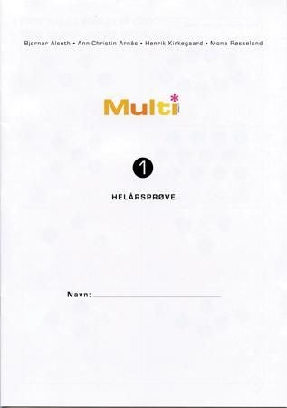 Multi 1, 2. utgave. Heilårsprøve. Pakke á 15 hefter