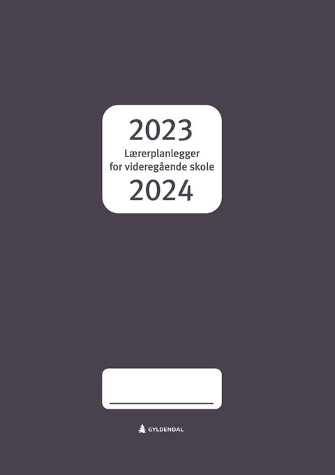 Lærerplanlegger for videregående skole 2023-2024