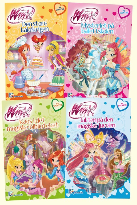 Winx lesebøker 1-4