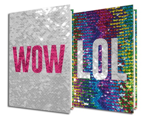 WOW. Alt om meg. Dagbok med paljetter. Innbundet - dagbok