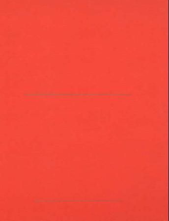 Finbok rød. Stort format. Linjeavstand: 17 mm