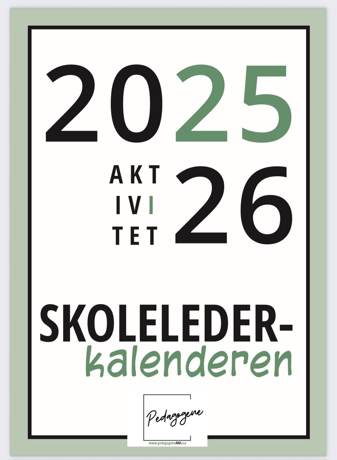Skolelederkalenderen 2025-26 - aktiv-i-tet