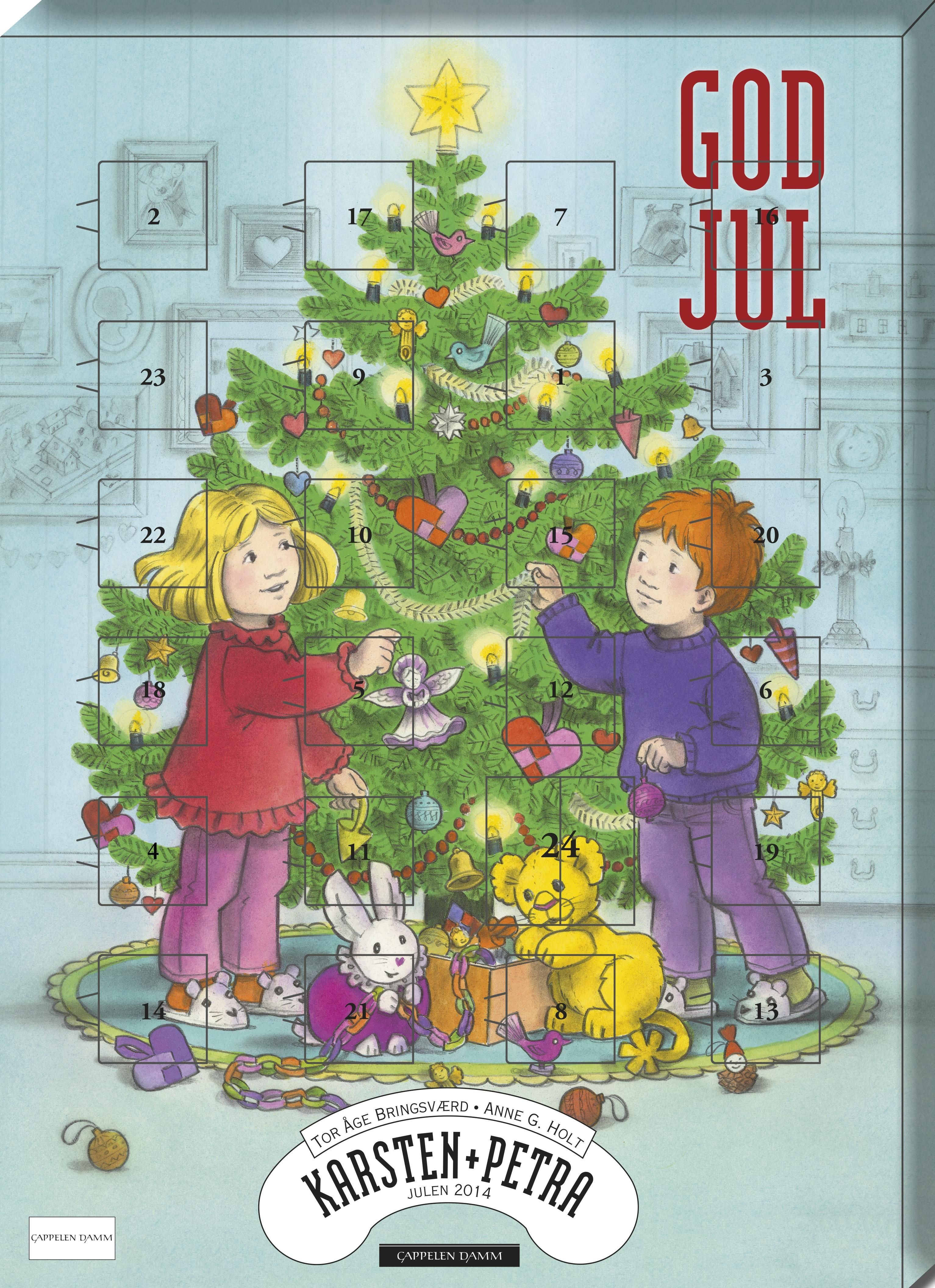 Karsten + Petra.  Julen 2014. Julekalender