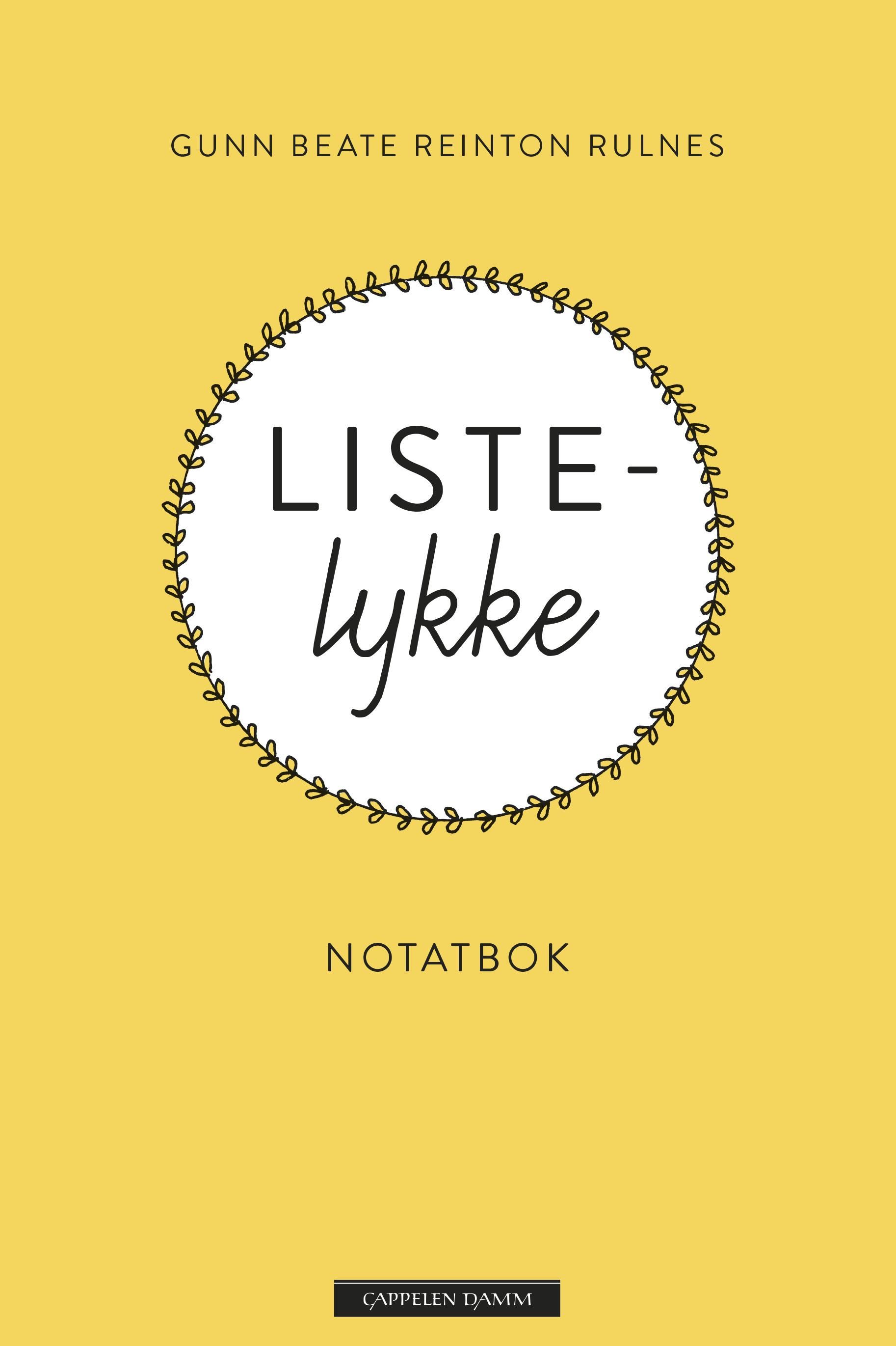 Listelykke notatbok