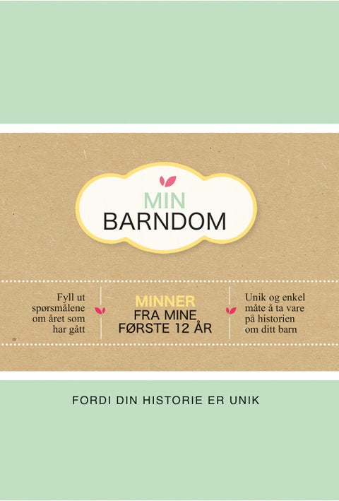 Min barndom. Innbundet