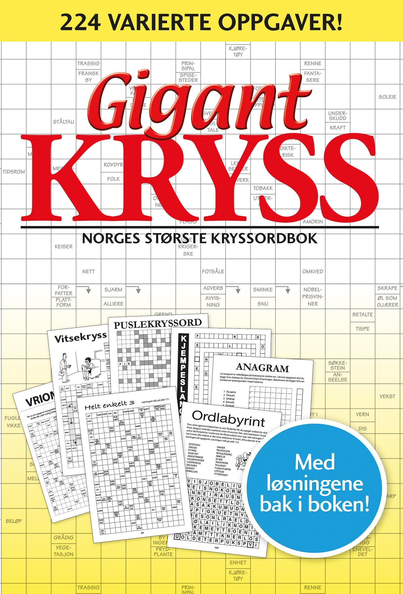 Gigantkryss 1 - Norges største kryssordbok